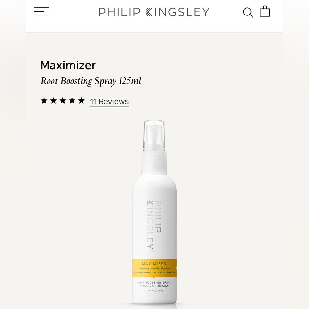 NEW! Philip Kingsley Maximizer Root boosting spray